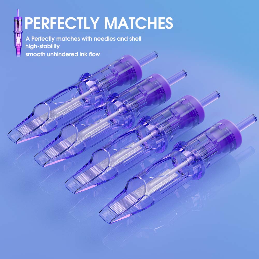 Mast Pro 1003RL Cartridges – 20Pcs Disposable Bugpin #10 Round Liner | MAST TATTOO