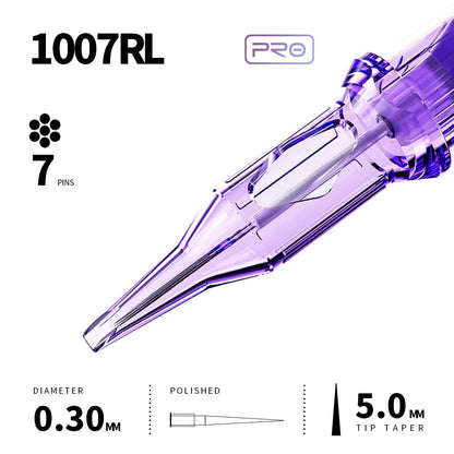 Mast Pro Tattoo Cartridges 20Pcs Round Liner 1007RL – Bugpin Needles by MAST TATTOO