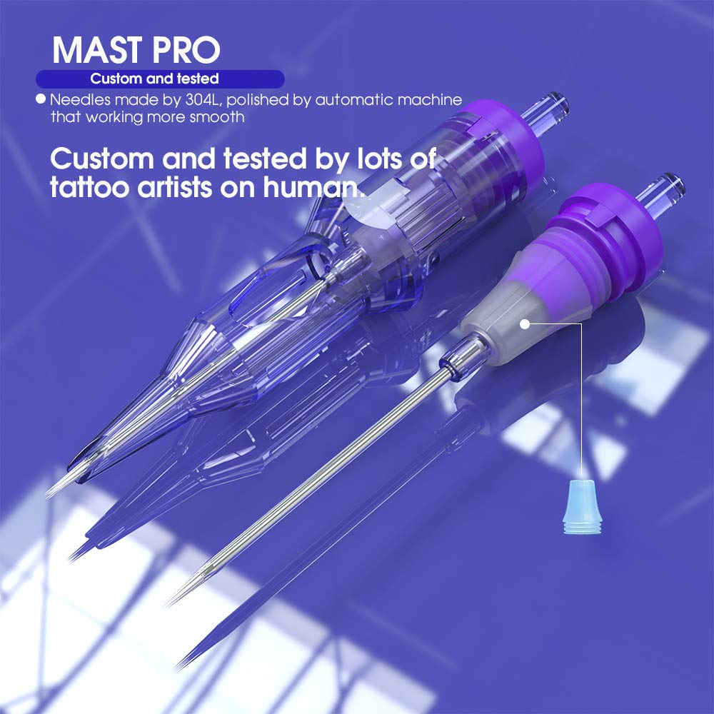 Mast Pro SMP 5 Round Liner 0.2mm Cartridges | Mast Tattoo
