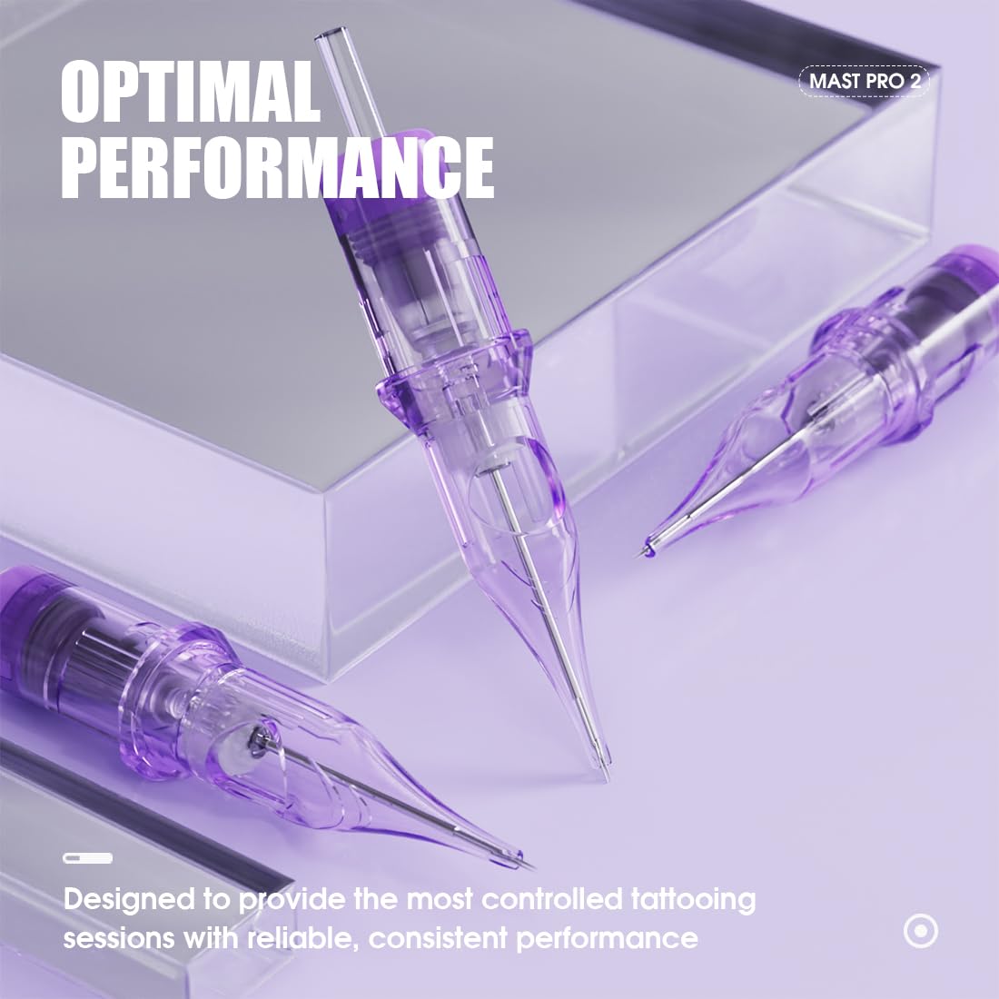 Mast Pro2 Tattoo Needles Cartridges – Precision Round Liner 0801RLT (20 Count) | Mast Tattoo