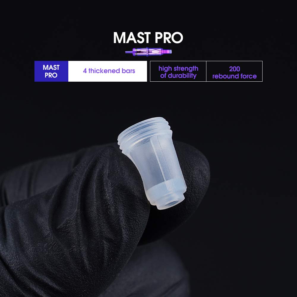 MAST TATTOO Mast Pro 20Pcs Cartridges – 0.25mm Round Liner 0807RL