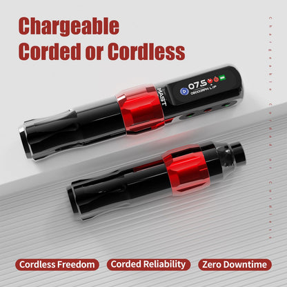 Mast Tattoo Tour2 Pro Cordless Tattoo Pen Kit for Beginners – Home Training