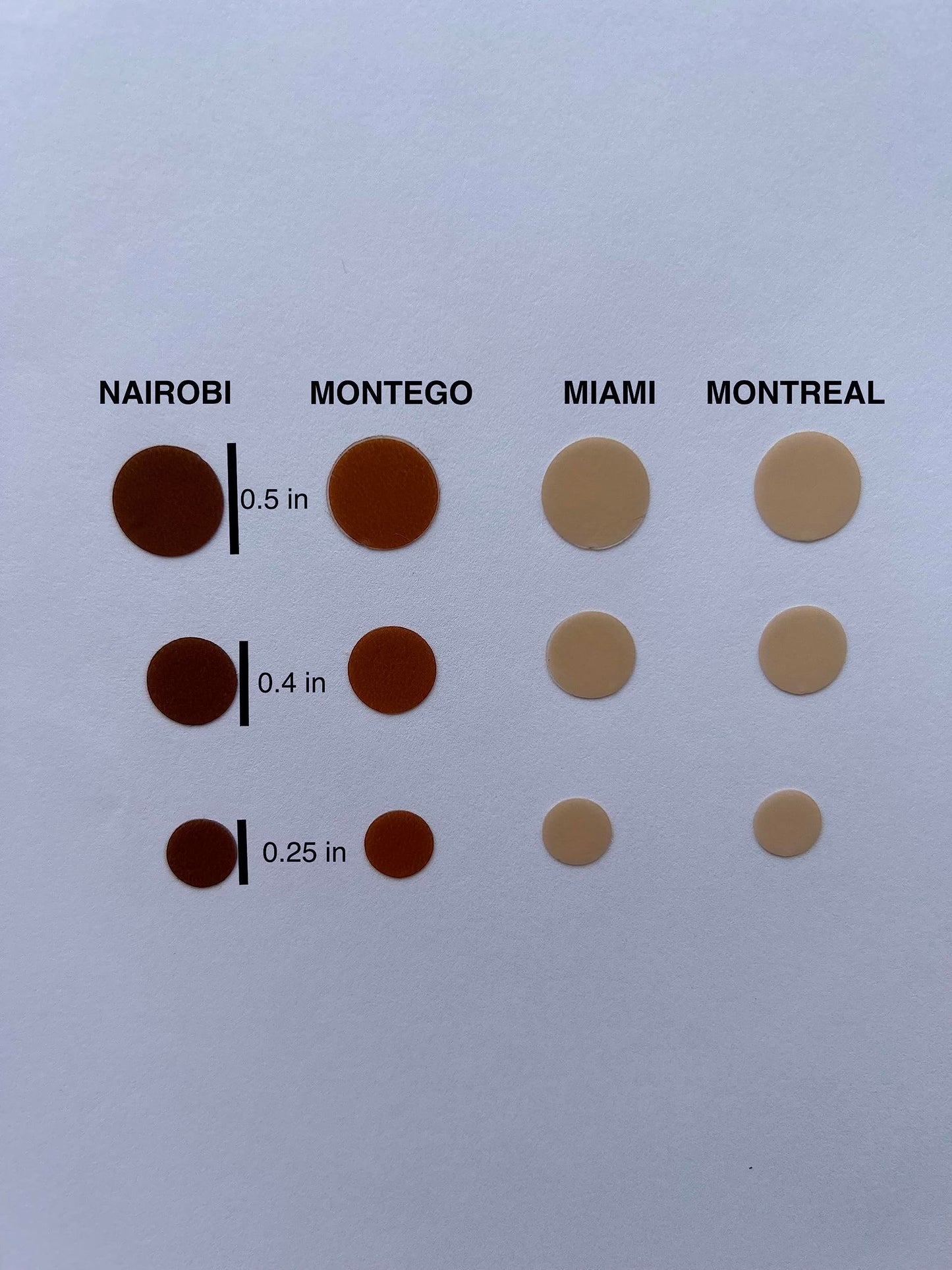 MATCHED Hydrocolloid Pimple Patches – Invisible, 3 Sizes, 72-Count – Skin-Tone Matching Acne Patches (Montreal)
