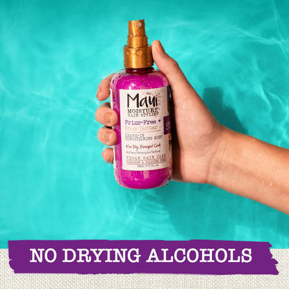 Maui Moisture Frizz-Free Shea Butter Leave-In Conditioning Mist – Define & Detangle Curls, 8 fl oz