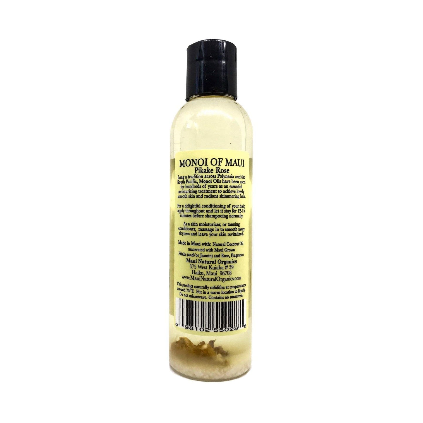 Maui Natural Organics Monoi Pikake Rose Oil – Skin, Hair & Massage (6.4 oz)