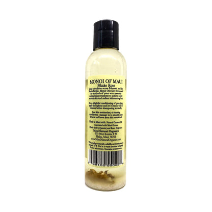 Maui Natural Organics Monoi Pikake Rose Oil – Skin, Hair & Massage (6.4 oz)