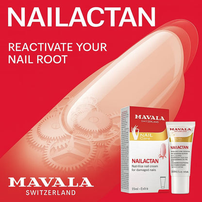 MAVALA Nailactan Nutritive Nail Cream for Damaged Nails – Nail Strengthener & Hardener | 0.5 oz