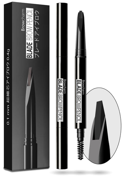 MAVENI Browcharm Microblading Eyebrow Pencil 0.1mm Ultra-Fine | Waterproof, Long-Wear (01 Black)