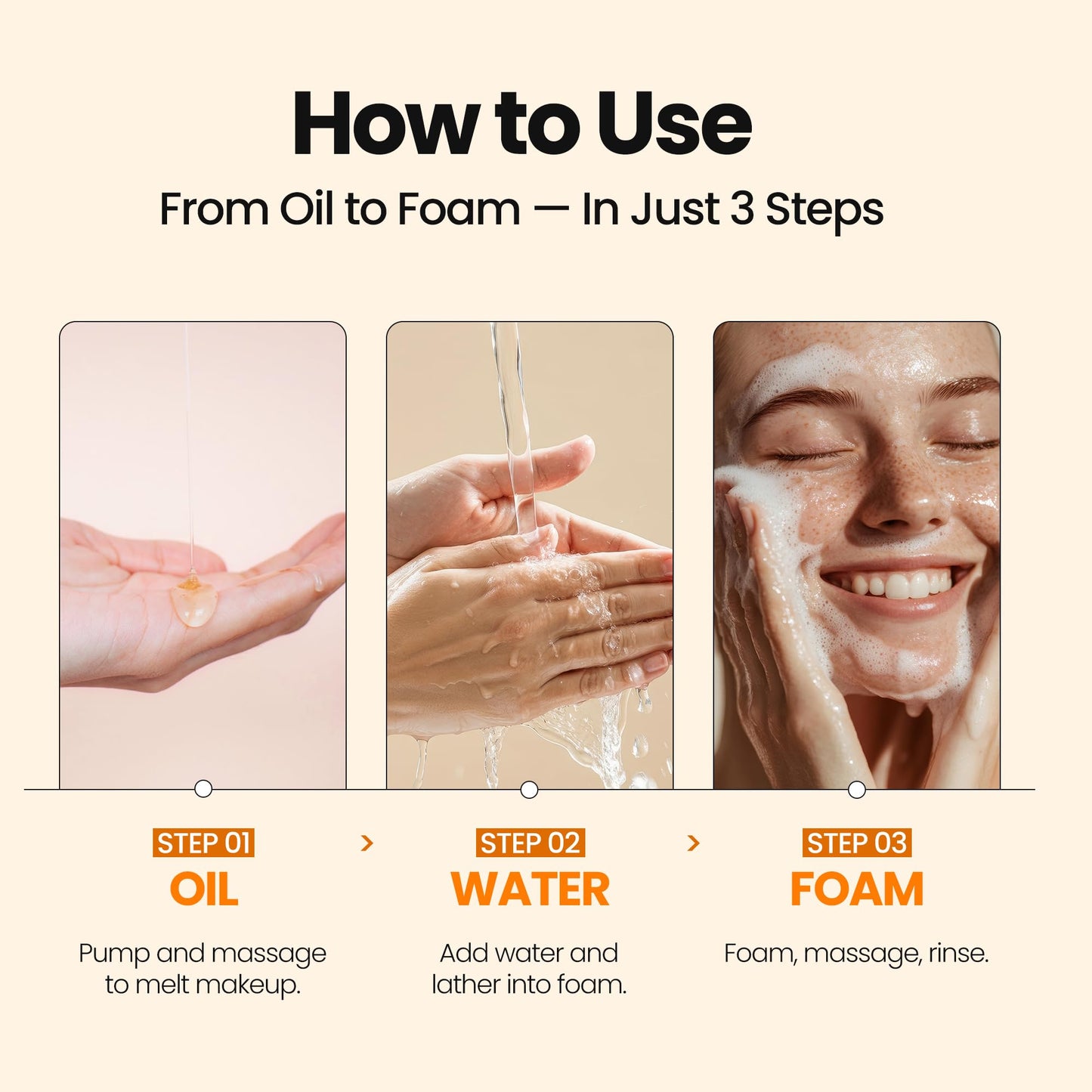 MAXCLINIC Calendula Biome Oil to Foam - All-in-One Korean Oil-Based Foaming Cleanser for Hydration & Soothing Makeup Removal (3.88 fl oz)