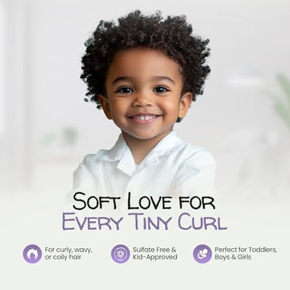 MAYA MARI 2-in-1 Kids Shampoo and Conditioner – Tear-Free, Coconut & Lime, Made in USA (12 oz)