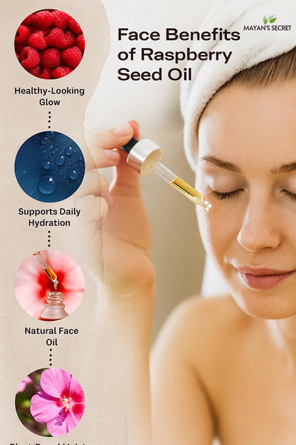 Mayan's Secret Red Raspberry Seed Oil – Cold-Pressed, 100% Pure