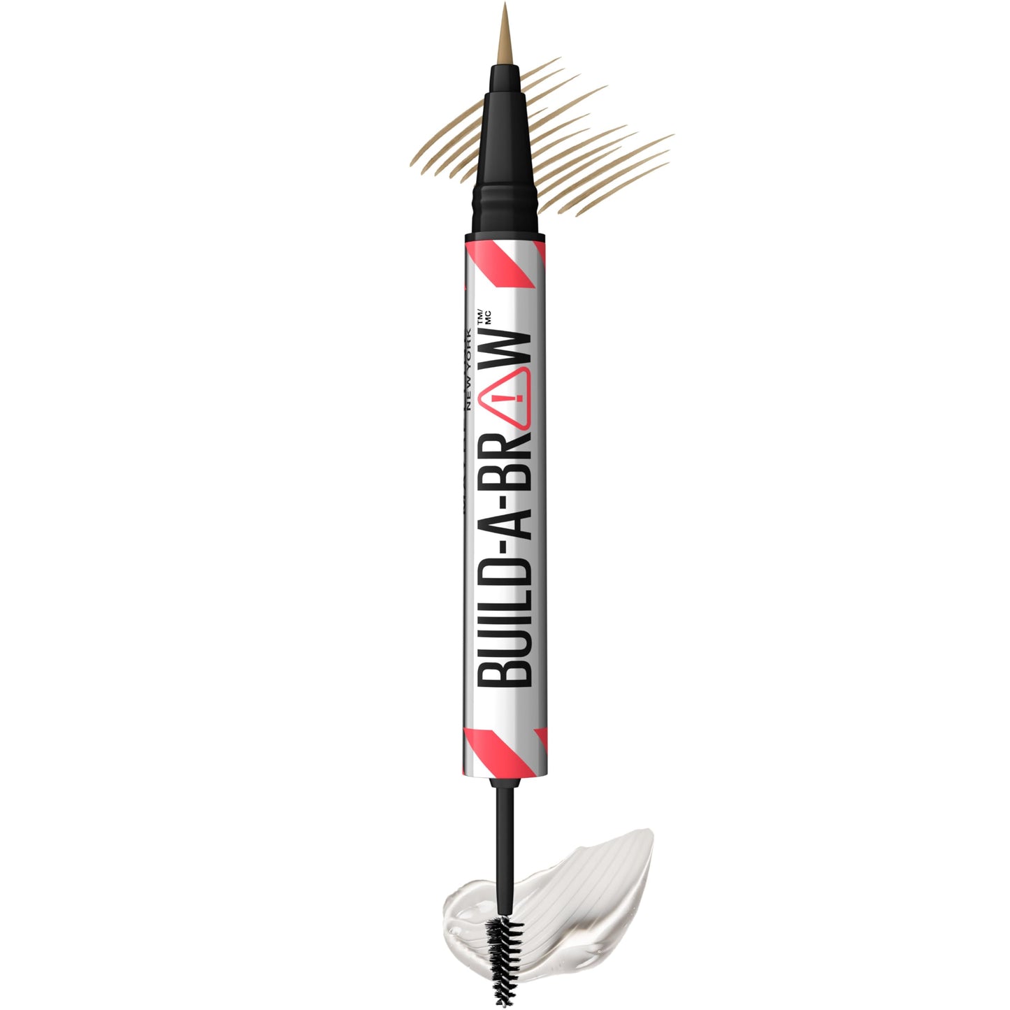 Maybelline Build-A-Brow 2-in-1 Brow Pen + Sealing Gel | Fuller, Real-Looking Brows – Blonde