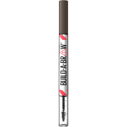 Maybelline Build-A-Brow 2-in-1 Brow Pen + Sealing Gel – Real-Looking, Waterproof, 24HR Wear
