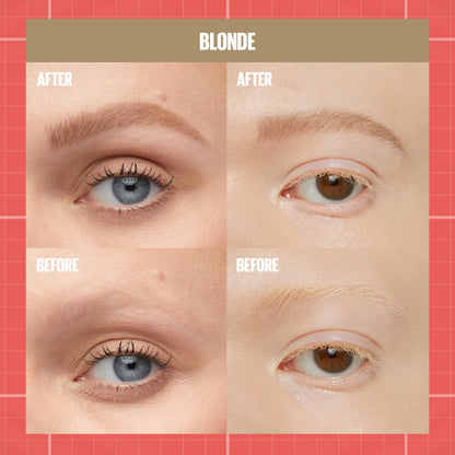 Maybelline Build-A-Brow 2-in-1 Brow Pen + Sealing Gel | Fuller, Real-Looking Brows – Blonde