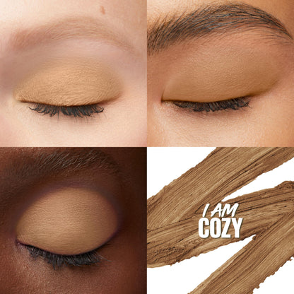 Maybelline Color Tattoo Eye Stix 4 in 1 Longwear Shadow Liner Primer I Am Cozy Matte Taupe