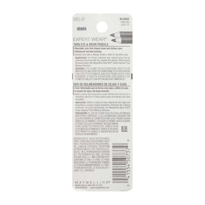 Maybelline Expert Eyes Brow and Eye Pencil Blonde – 4 Pack | Precise Definition for Brows and Lids