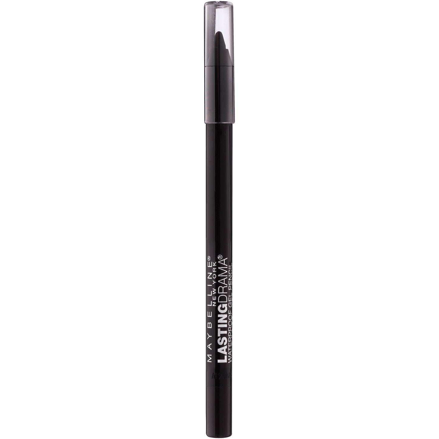 MAYBELLINE Eyestudio Lasting Drama Waterproof Matte Gel Pencil Eyeliner – Onyx Black, 1 Count