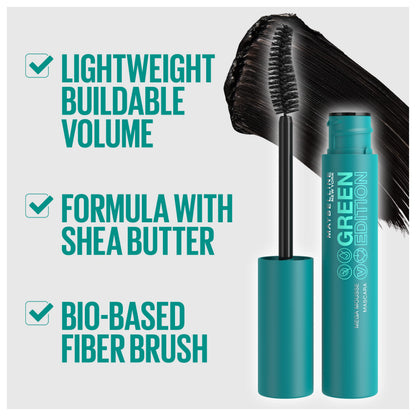 Maybelline Green Edition Mega Mousse Mascara – Lightweight Buildable Volume