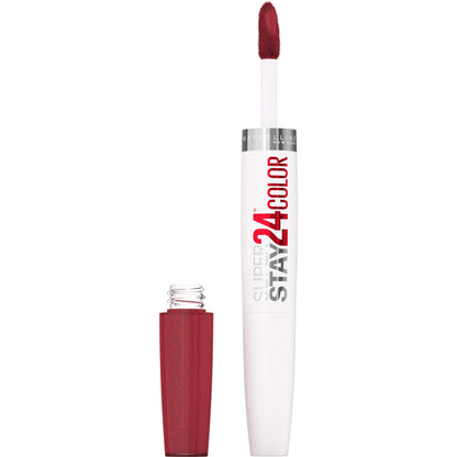 MAYBELLINE Super Stay 24 2-Step Liquid Lipstick & Lip Balm – City Ablaze 930