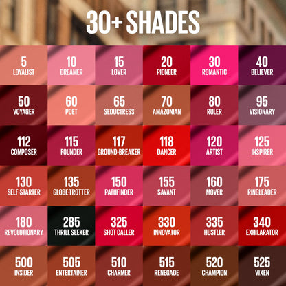 Maybelline Super Stay Matte Ink Lipstick – Vixen (Intense Blackened Brown) | Up to 16-Hour Wear