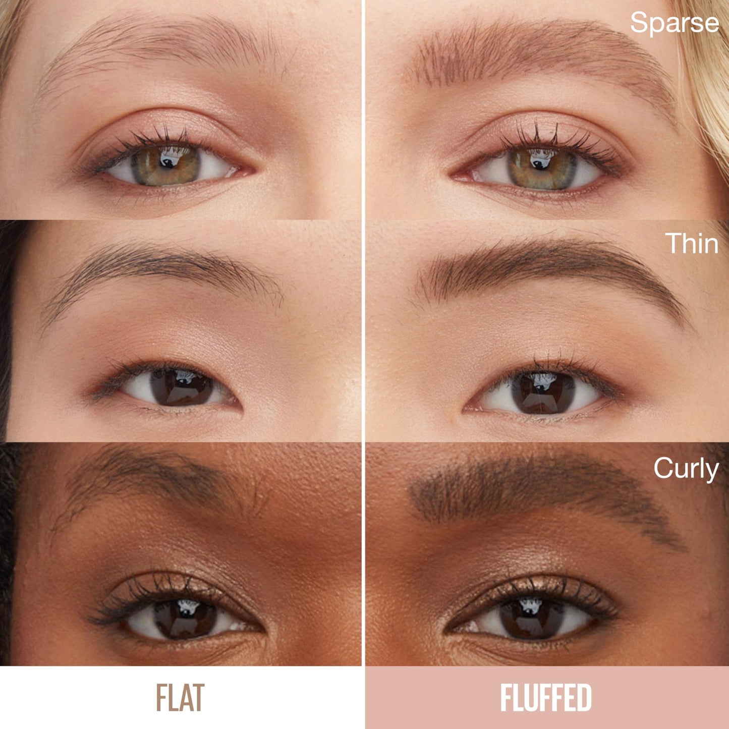 Maybelline Superfluff Brow Mousse — Soft Full Brows All Day, 6 Natural Shades (Black)