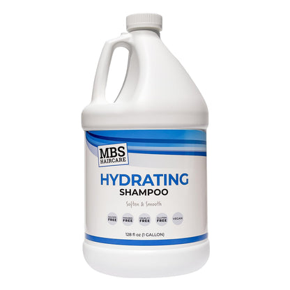 MBS Haircare Hydrating Shampoo – 1 Gallon | Sulfate Free, Paraben Free, Vegan