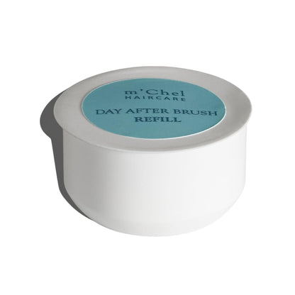 m'chel Day After Brush Dry Shampoo 0.45oz – Refillable Powder, Oil Absorber with Ginger, Pomegranate & Peony