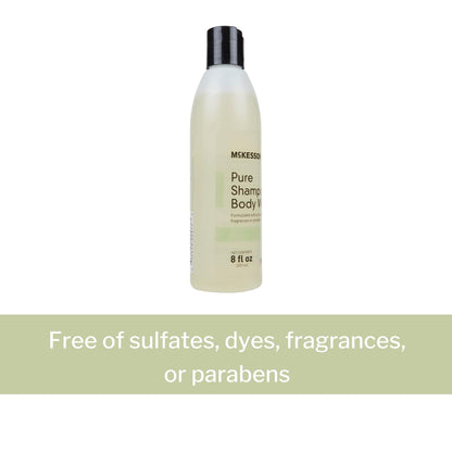 McKesson Pure Shampoo & Body Wash — 2-in-1, Sulfate-Free, Fragrance-Free, Unscented, 8 oz