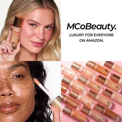 MCoBeauty Flawless Glow Luminous Skin Filter – 2.5 Fair | 4-in-1 Primer, Foundation Booster & Highlighter