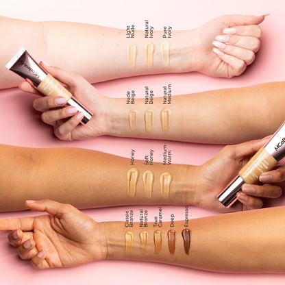 MCoBeauty Miracle Flawless Skin Foundation - Natural Medium, Dewy Finish