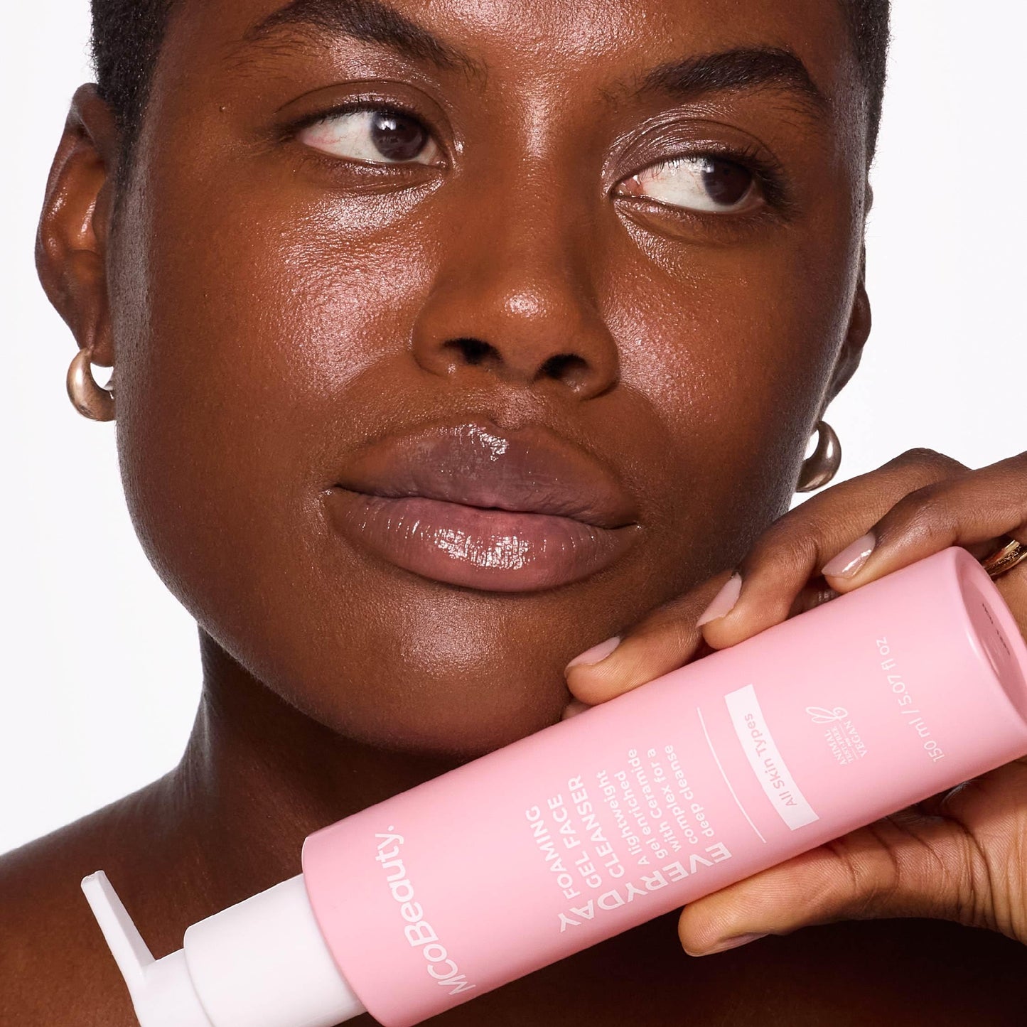 MCoBeauty Everyday Gentle Foaming Cleanser - Soothing, pH-Balanced Face Wash for All Skin Types