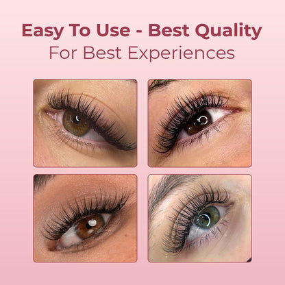 MDC LASHES Promade Eyelash Fans 1000 Count | Ultra Speed Premade Volume Lashes 5D-20D (C/CC/D, 10–18mm)