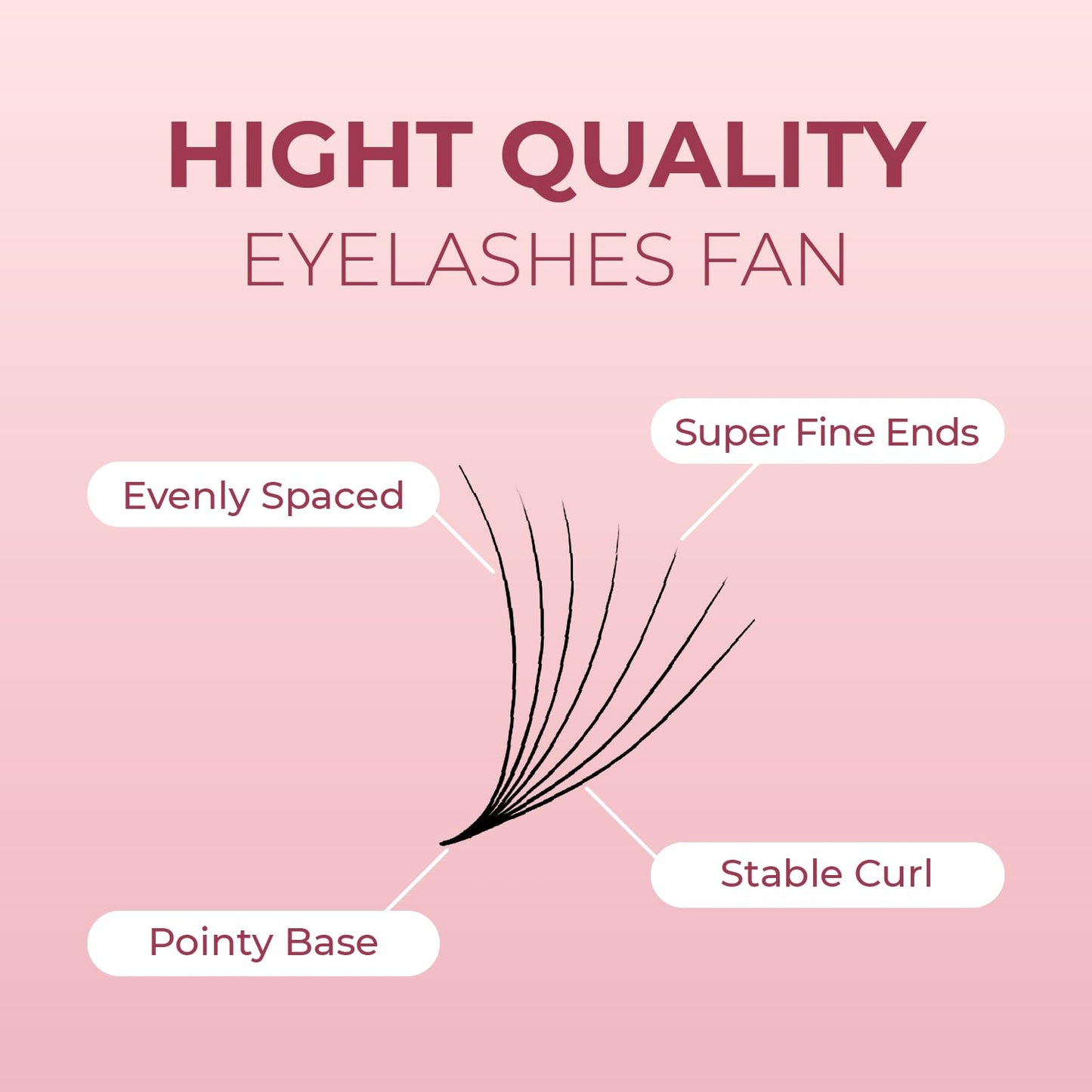 MDC LASHES Promade Eyelash Fans 1000 Count | Ultra Speed Premade Volume Lashes 5D-20D (C/CC/D, 10–18mm)