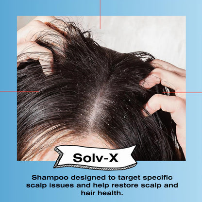 Mediceuticals Solv-X Shampoo – Oily Hair & Scalp Care | Scalp Acne Support (8.45 oz / 250 ml)