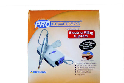 Medicool Pro Power 520 Electric Nail File — Lightweight, High-Speed PROPOW-520