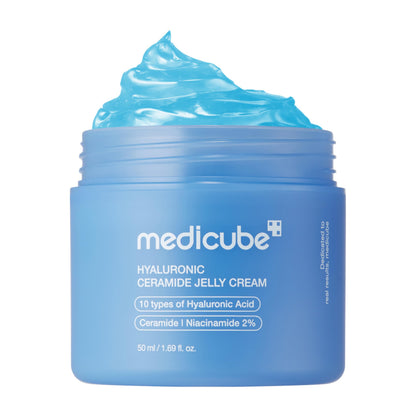 Medicube Jelly Cream with Hyaluronic Acid | 1.69 fl oz | Hydration, Ceramides & Peptides