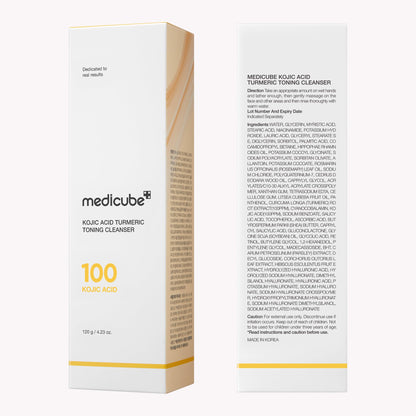 Medicube Kojic Turmeric Whip Cleanser | Brightening Foaming Cleanser for Balanced Skin