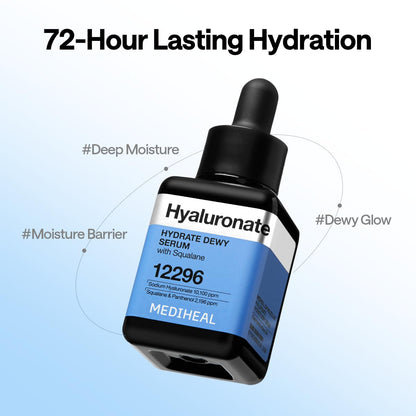 Mediheal Hyaluronate Hydrate Dewy Serum 1.35 fl oz – Lasting Hydration & Glass-Skin Glow