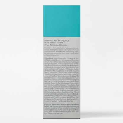 Mediheal Madecassoside Pore Repair Serum 1.35 fl oz | 2500 ppm Liposome Spicule & 98.5% Purity Madecassoside