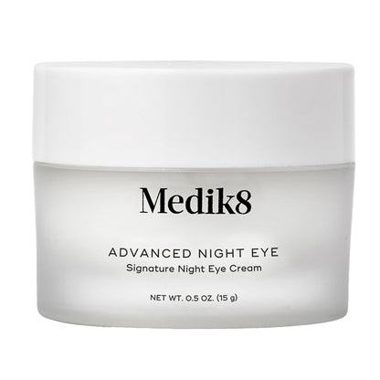 Medik8 Advanced Night Eye Cream - Multi-Peptide & Caffeine Night Moisturizer (0.5 oz)