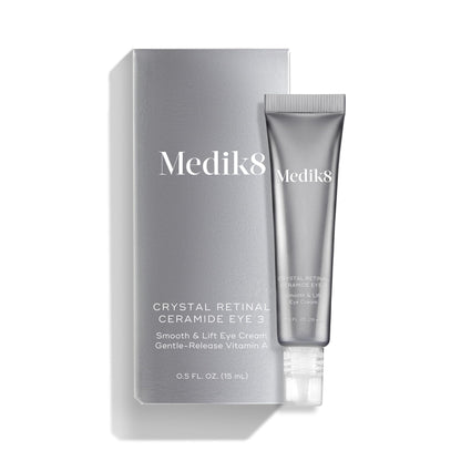 Medik8 Crystal Retinal Ceramide Eye 3 – Lifting Eye Cream with Vitamin A for Delicate Skin