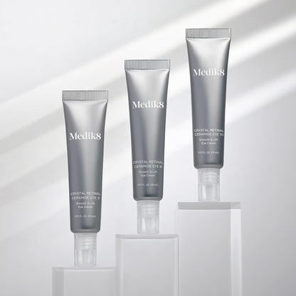 Medik8 Crystal Retinal Ceramide Eye 3 – Lifting Eye Cream with Vitamin A for Delicate Skin