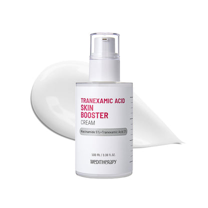 MEDITHERAPY Tranexamic Acid Skin Booster Cream – 5% Niacinamide & 3% TXA (3.4 fl oz) | Korean Skincare for Clearer, More Even Tone