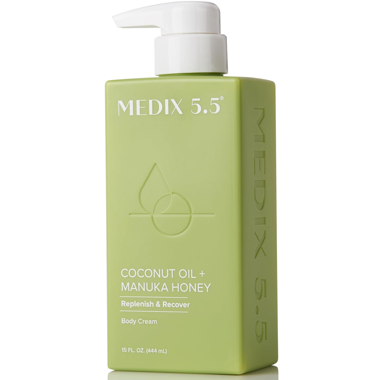 Medix 5.5 Coconut Oil + Manuka Honey Body Cream | Hydrating Moisturizer 15 fl oz