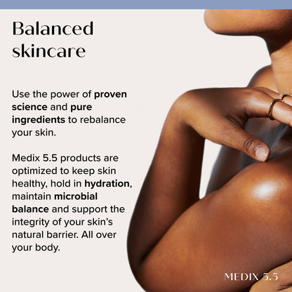 Medix 5.5 Coconut Oil + Manuka Honey Body Cream | Hydrating Moisturizer 15 fl oz