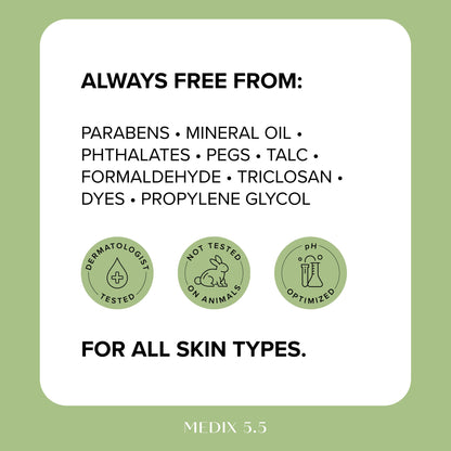Medix 5.5 Coconut Oil Lotion with Manuka Honey Cream – Hydrating Face & Body Moisturizer, 2-Pack