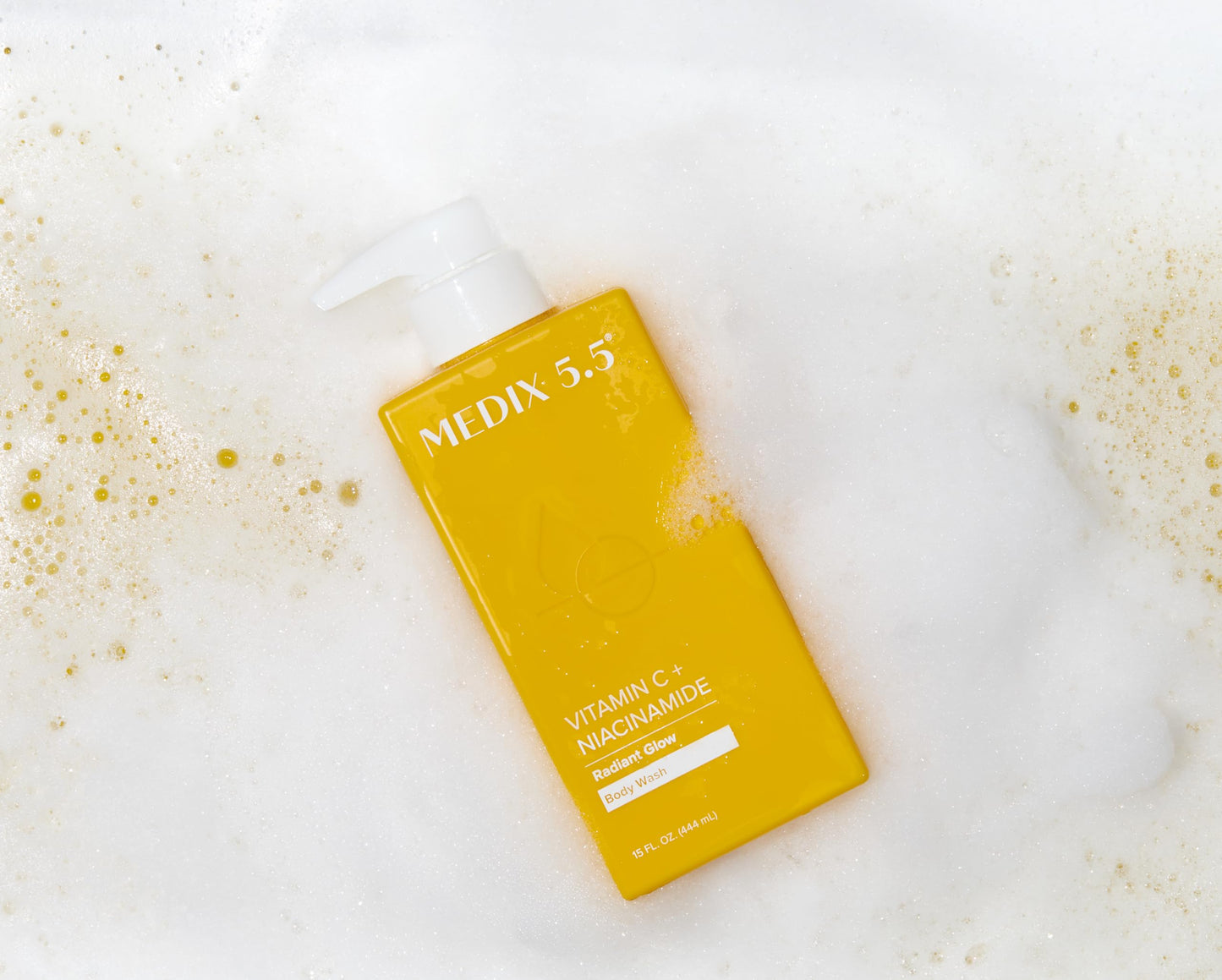 Medix 5.5 Radiant Glow Vitamin C Body Wash with Niacinamide | Citrus Scented, 15 oz