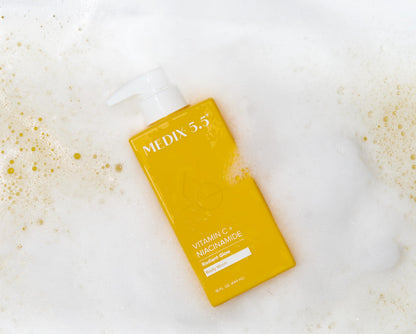 Medix 5.5 Radiant Glow Vitamin C Body Wash with Niacinamide | Citrus Scented, 15 oz