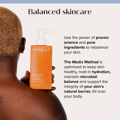 Medix 5.5 Retinol Body Lotion + Argan Oil Cream 2PC | Firming Skin Care Set