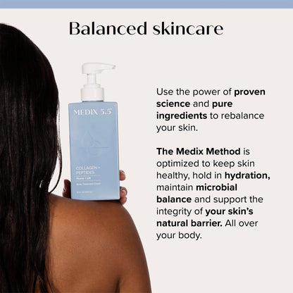 Medix 5.5 Collagen Cream – Face & Body Moisturizer with Peptides (2-Pack)